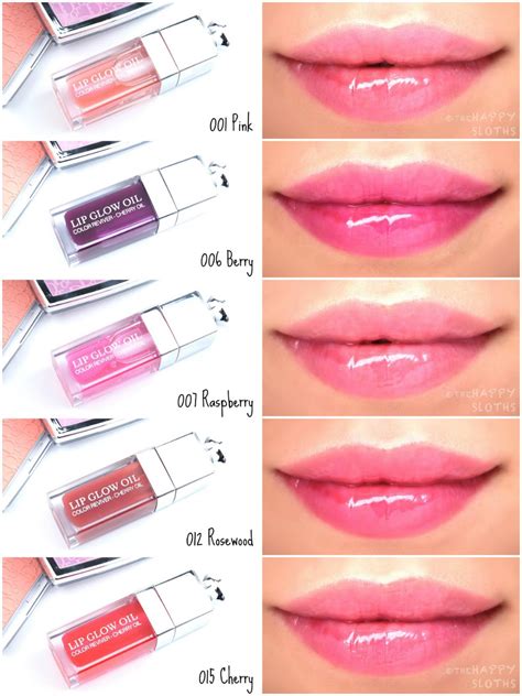 Dior lip oil all shades